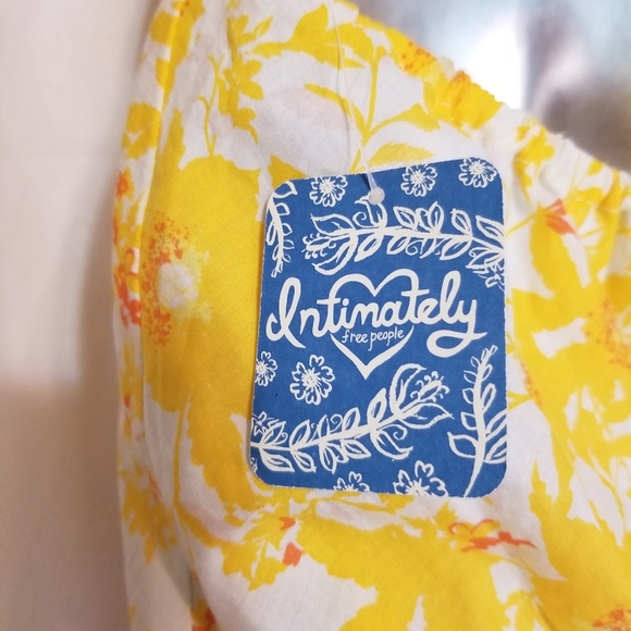 Free People Liza Halter Bodysuit, Size Small - Yel - Picture 9 of 9